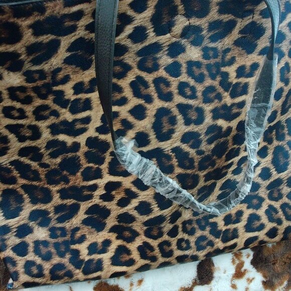 Lepard print tote bag new never used - Picture 1 of 6